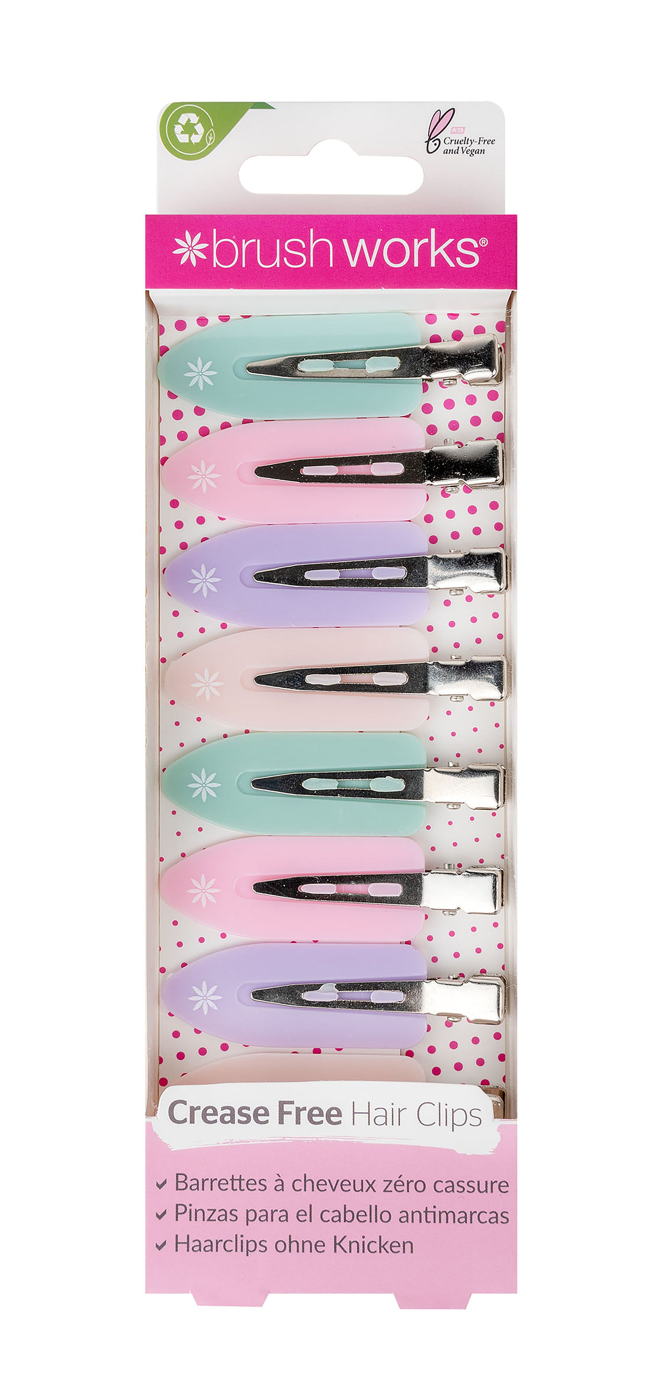 Brushworks crease free hair clips